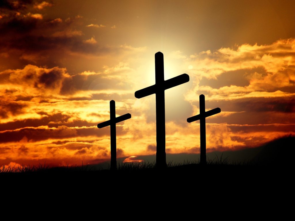 por que jesus crucificado entre 2 criminales